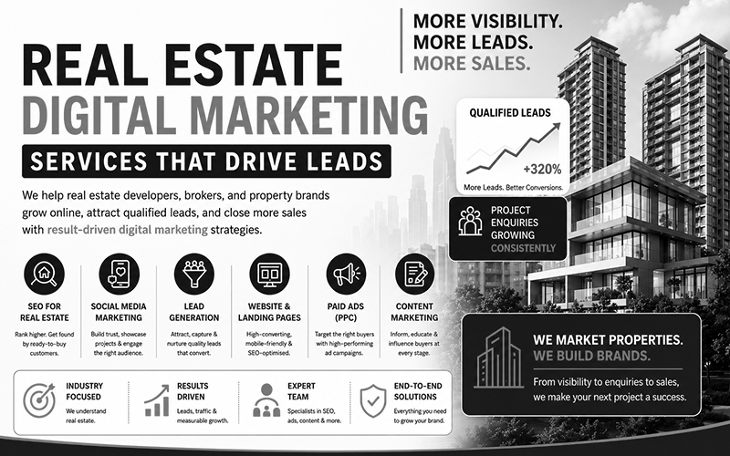 Best digital Marketing Agency For Real Estate